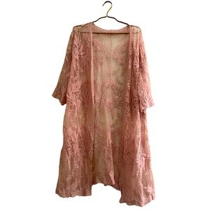 NWOT Lace kimono cardigan OS